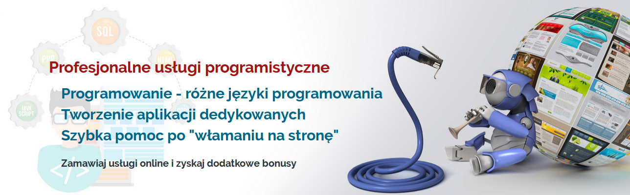 <p style="text-align:right"> <span style="font-size:16px;">Tworzenie aplikacji dedykowanych - różne języki programowania. </span></p>